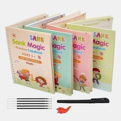 Sank Magic 4-in-1 Reusable Practice Copybook Kit