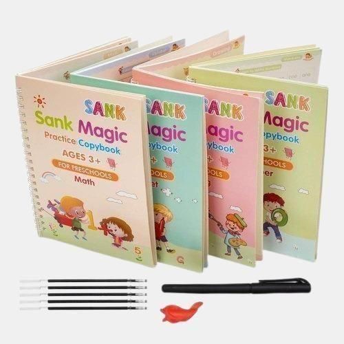 Sank Magic 4-in-1 Reusable Practice Copybook Kit