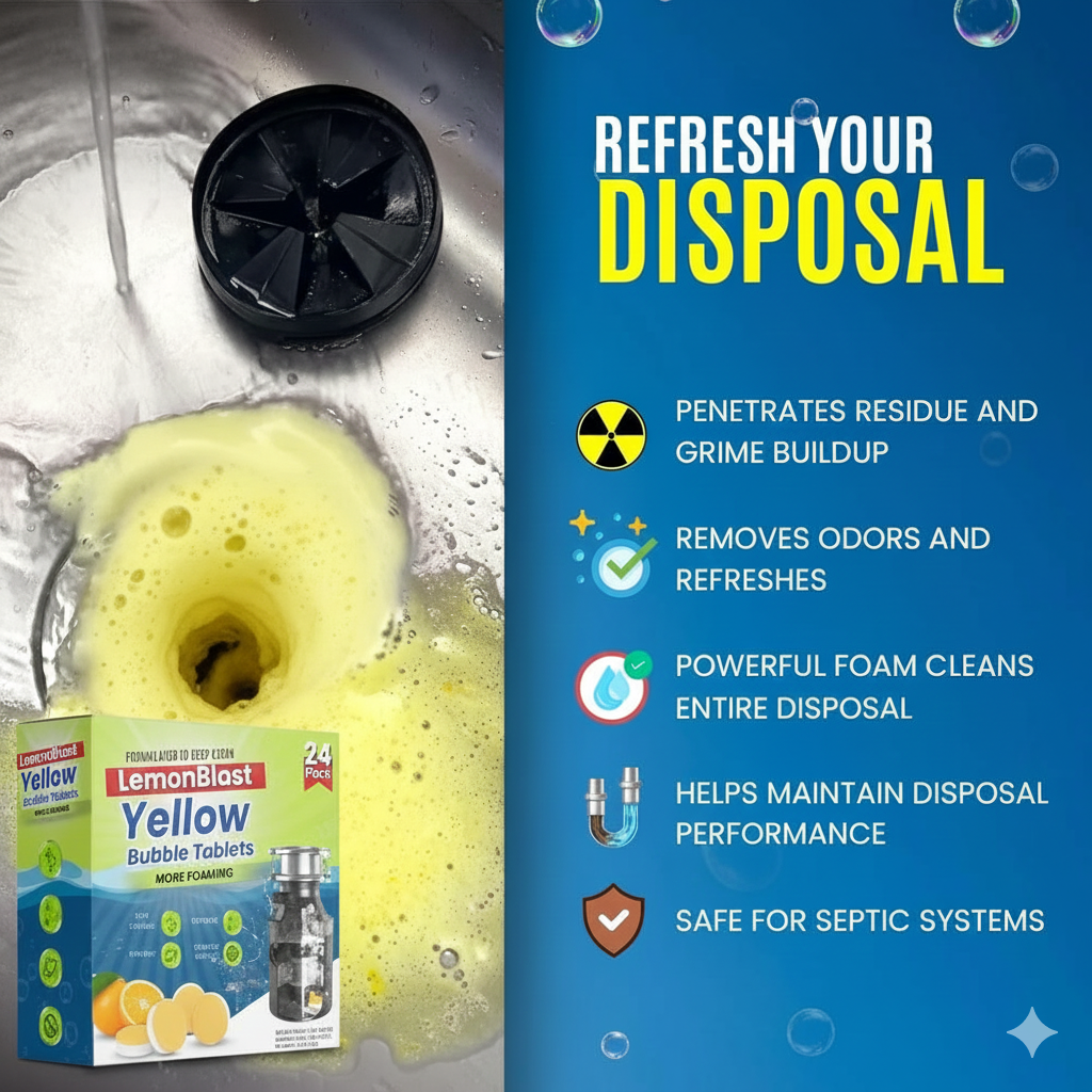 LemonBlast Yellow Bubble Tablets (24pc)