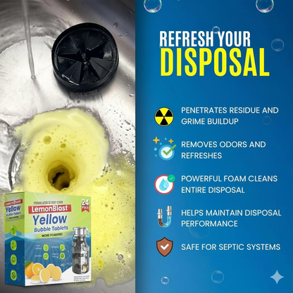 LemonBlast Yellow Bubble Tablets (24pc)